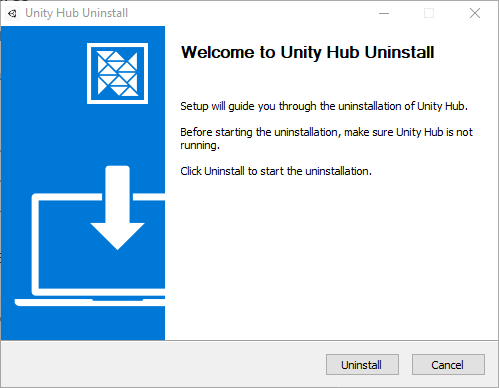 Uninstall unity 07 Uninstall unity 07