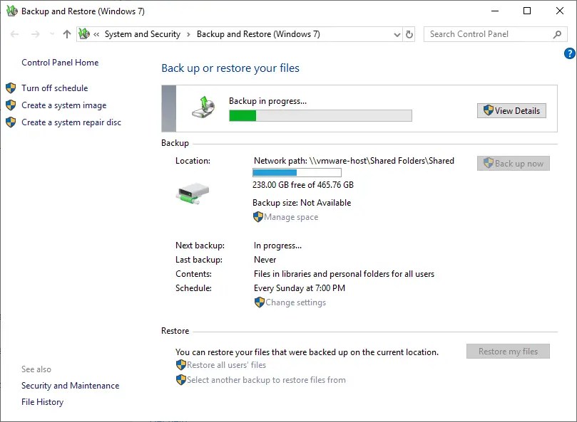 Резервное копирование Windows 10 на сетевой диск 10 Резервное копирование Windows 10 на сетевой диск 10