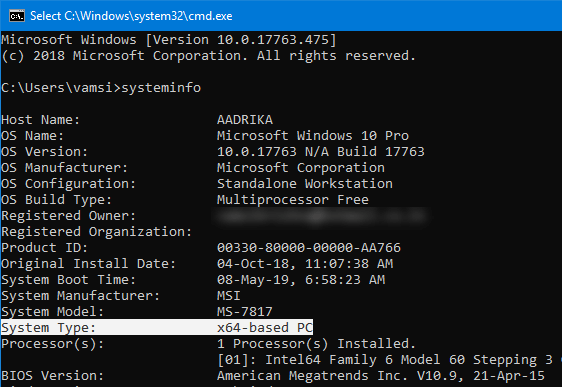 32ビットまたは64ビット09を検索
