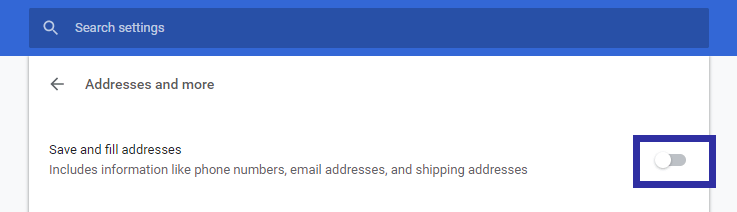 クロムオートフィルを無効にする05
