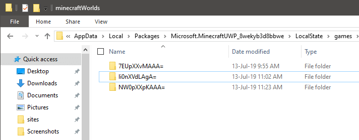Minecraft save location