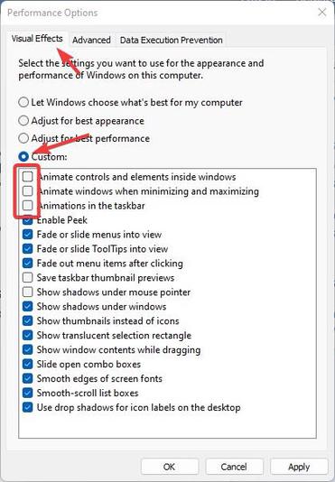 How to Turn Off Animations in Windows 11