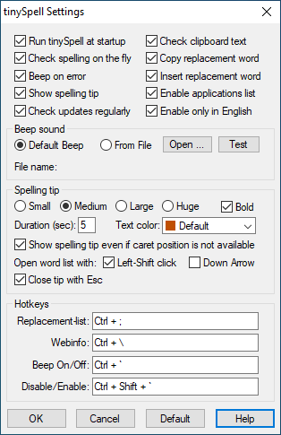 word pad with spell check