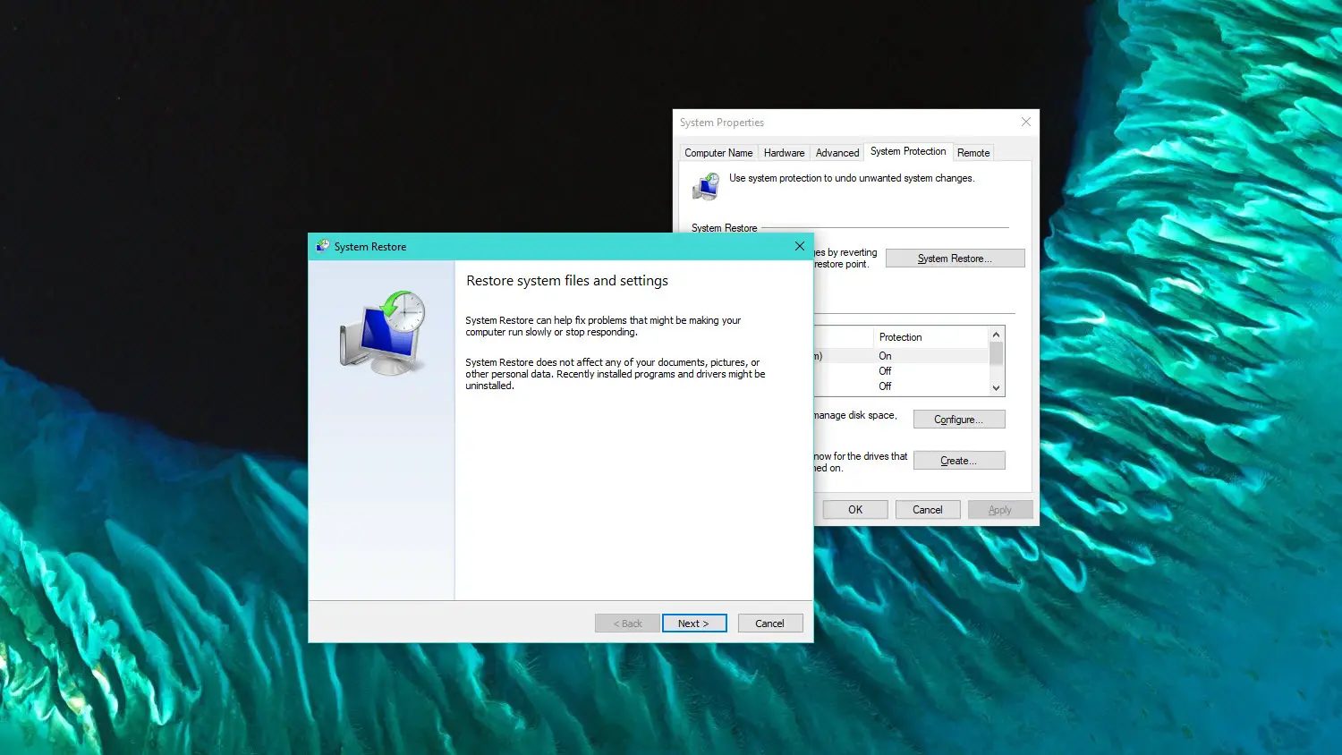 download system restore windows 10