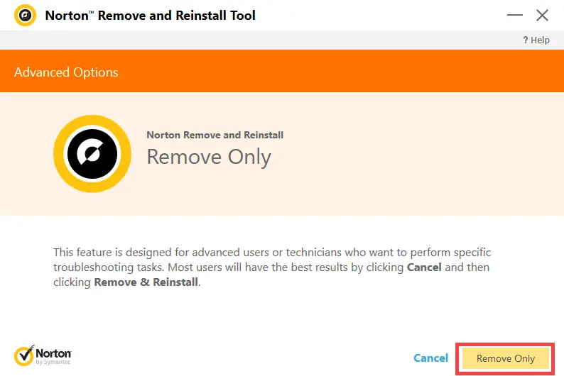 norton 360 remove and reinstall tool