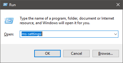 How to Open Settings App Form Command Prompt, PowerShell or Run Dialog Box
