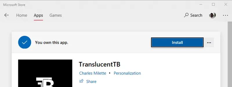 translucenttb windows 10 download