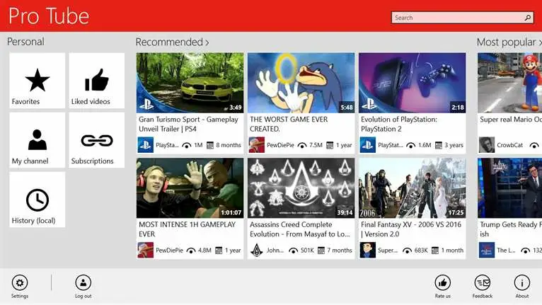 download youtube videos app for windows 10