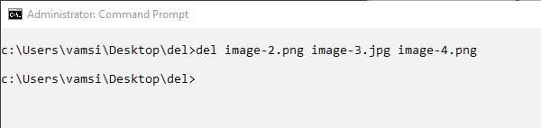Command to delete file 03