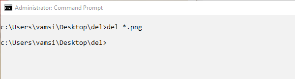 Command to delete file 07