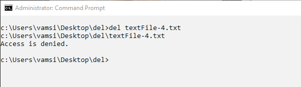 Command to delete file 09