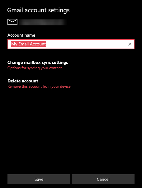 how do i change the email settings connected to my microsoft account