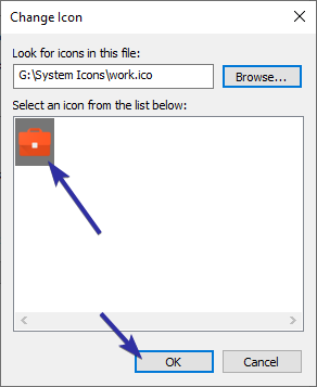 change icon folder taskbar lates style win 7 free download