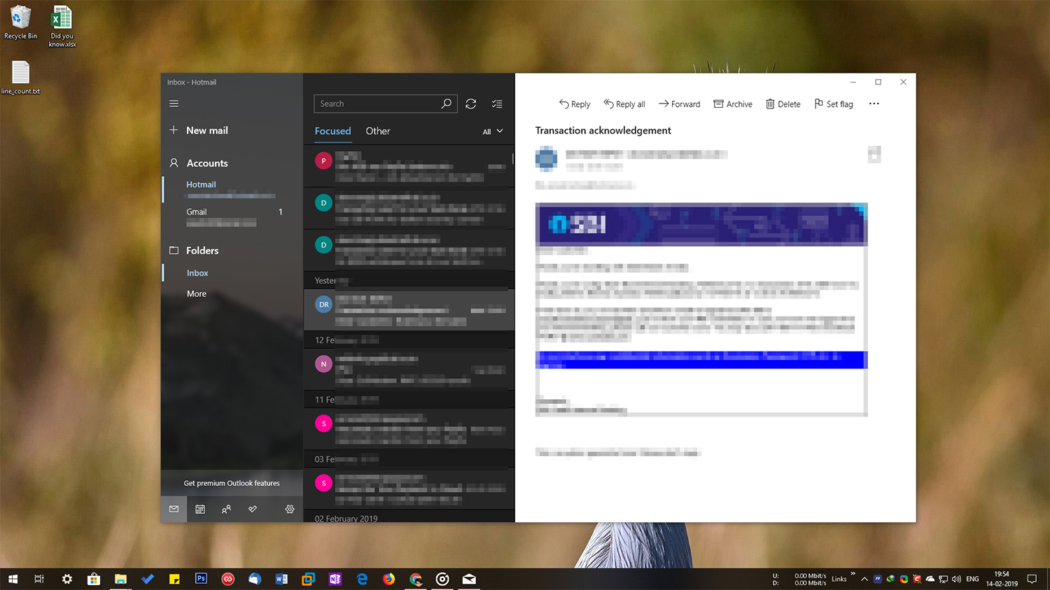 delete email account in windows 10 mail
