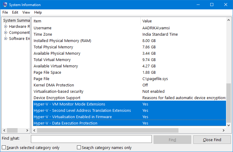 How to Find If Your System Supports Intel VTX or AMDV in Windows 10
