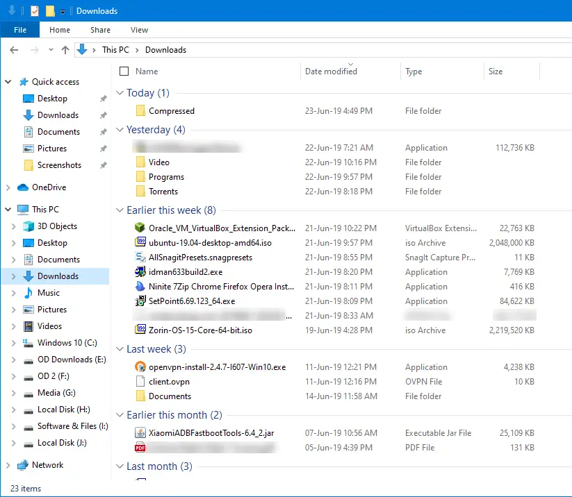 Fix files grouped by date in file explorer 01