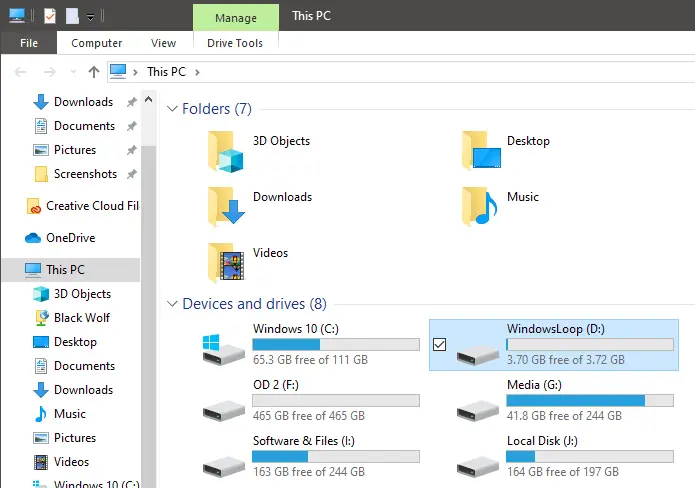 how to format a usb drive to fat32 on windows 10 after using etcher