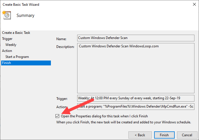 Schedule-windows-defender-scan-select-properties-checkbox