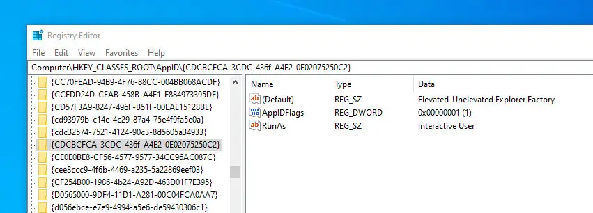 Run-file-explorer-as-admin-go-to-reg-folder