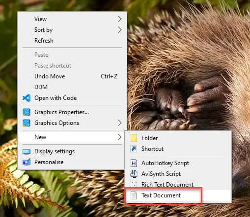 Windows-sandbox-in-home-edition-select-text-document