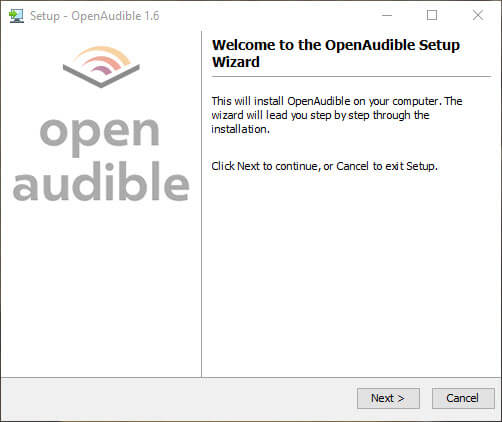 Convert-audible-audiobook-to-mp3-install-open-audible