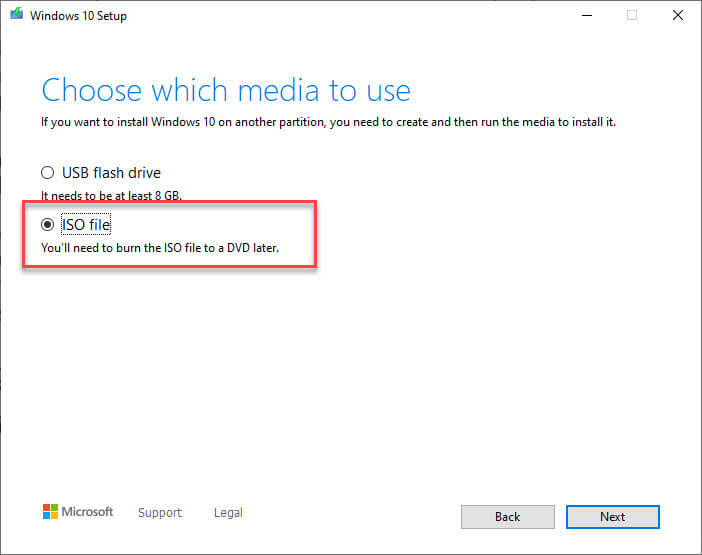 Download-windows-10-v1909-iso-select-iso-file-option