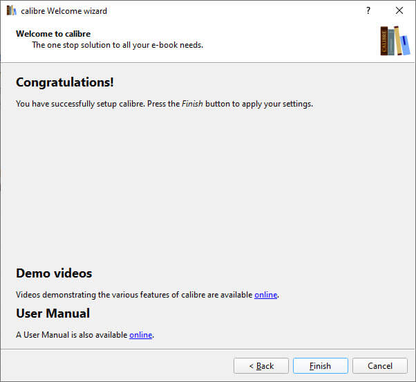 Epub to mobi windows - setup wizard