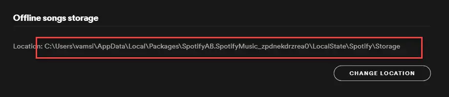 Spotify Download Folder Windows 10