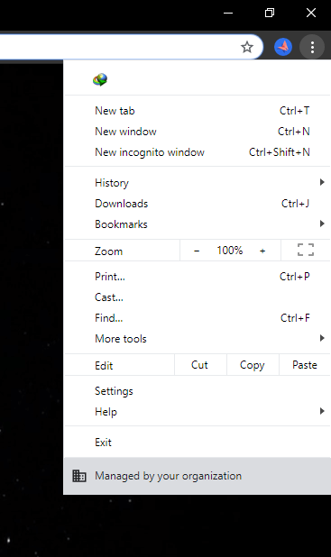 Chrome-managed-by-your-organization-message-in-menu-tray