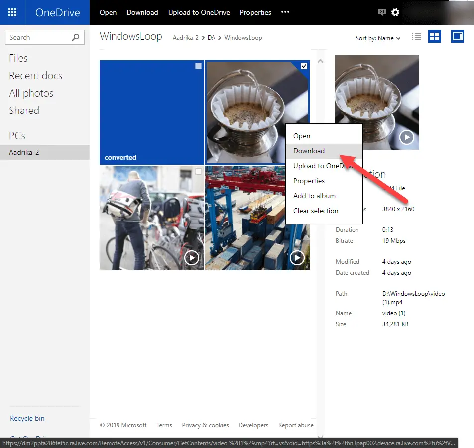 Access-pc-files-in-onedrive-download-file