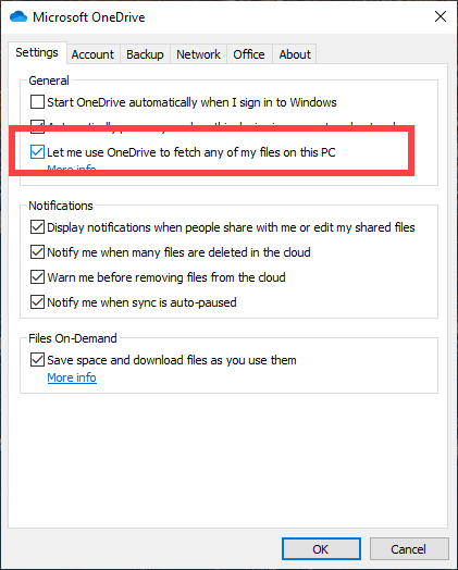 Access-pc-files-in-onedrive-select-checkbox
