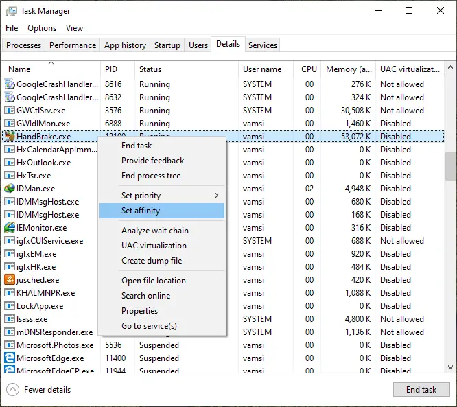 Handbrake-cpu-usage-select-set-affinity