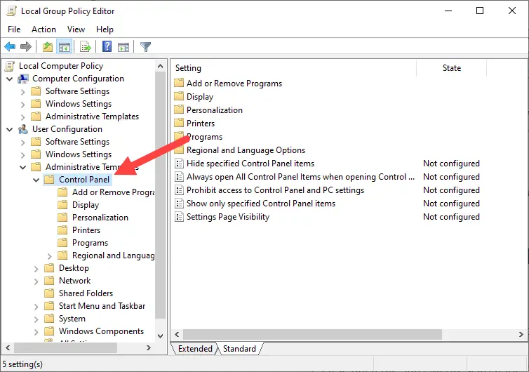 Hide-control-panel-items-gpo-windows-go-to-folder