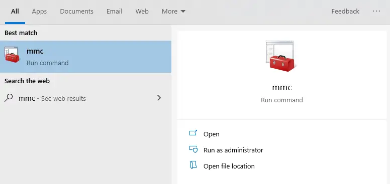 Non-administrator-group-policy-windows-open-mmc