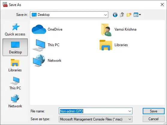 Non-administrator-group-policy-windows-save-mmc