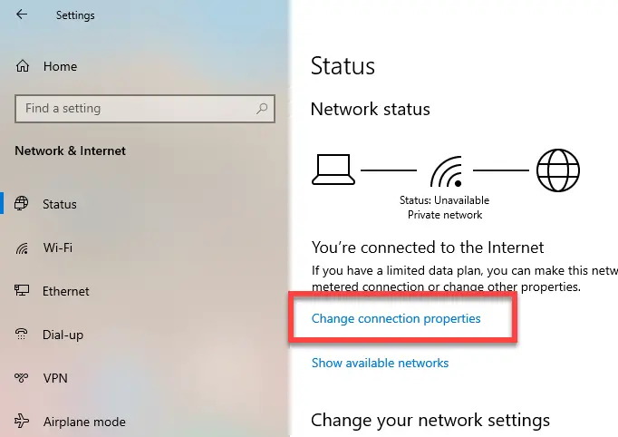 Stop-store-apps-auto-update-windows-10-click-connection-properties