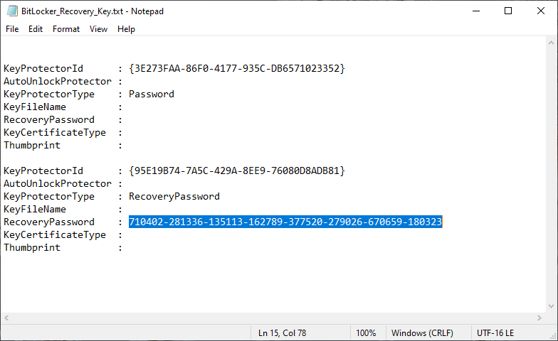 Backup-bitlocker-recovery-key-windows-open-ps-saved-key-file