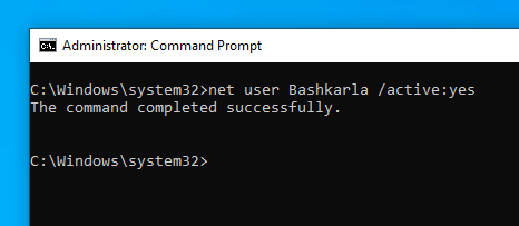 Disable-user-account-windows-enable-account