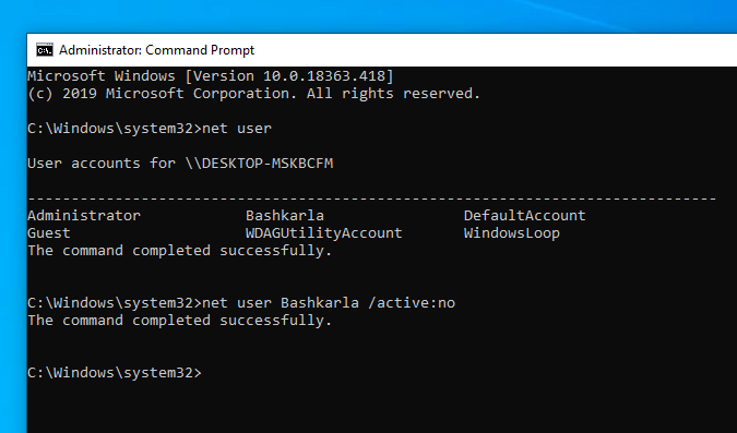 Disable-user-account-windows-execute-command