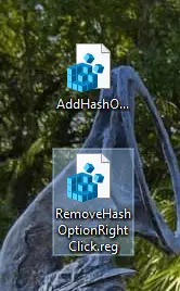 Add-hash-option-to-context-menu-remove