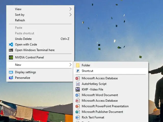 Admin-shortcut-for-programs-create-shortcut