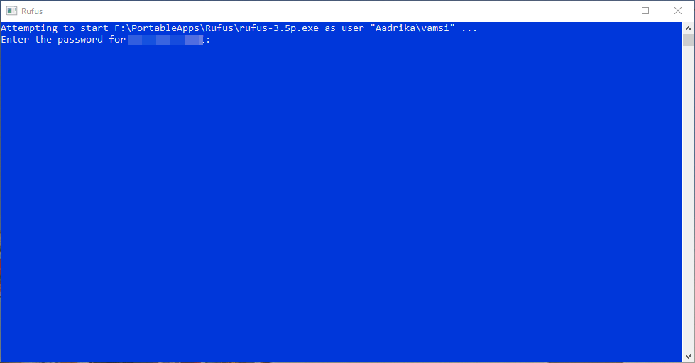 Admin-shortcut-for-programs-enter-password