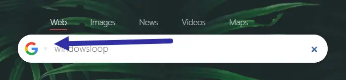 Change-edge-new-tab-search-engine-google-option-added