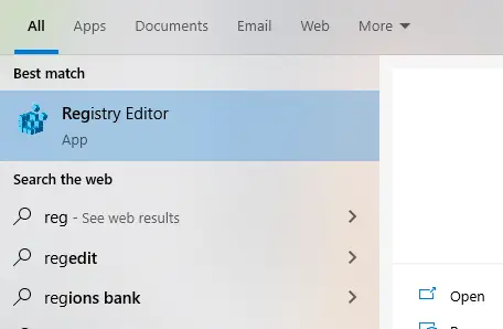 Copy-to-right-click-option-open-registry-editor