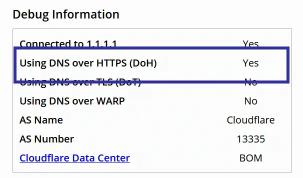 Dns-over-https-verify
