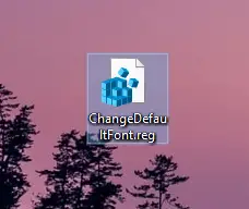Change-default-font-windows-create-file