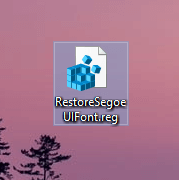 Change-default-font-windows-restore-file