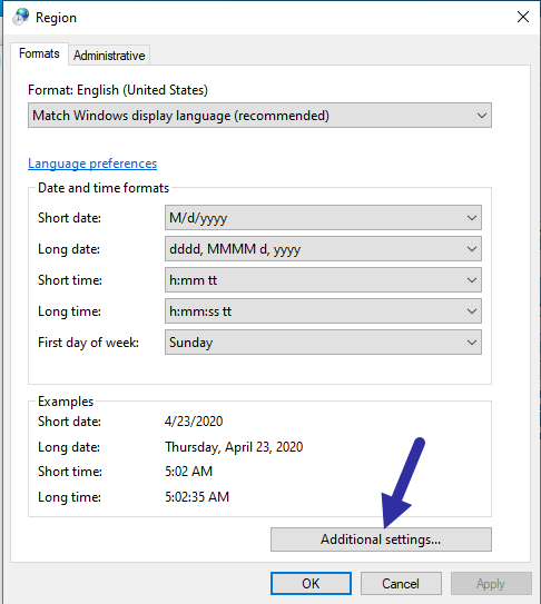 Show-weekday-on-taskbar-advanced