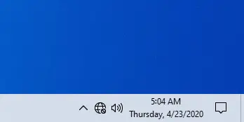 Show-weekday-on-taskbar-result-2