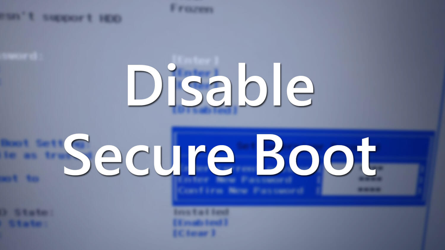 how do i disable secure boot windows 10 asus